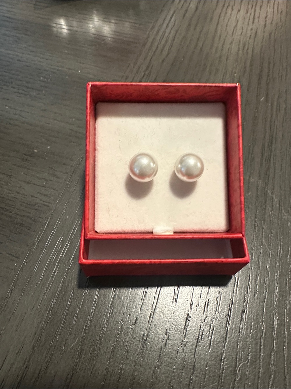 Talbots Pearl Stud Earrings - White Pearl